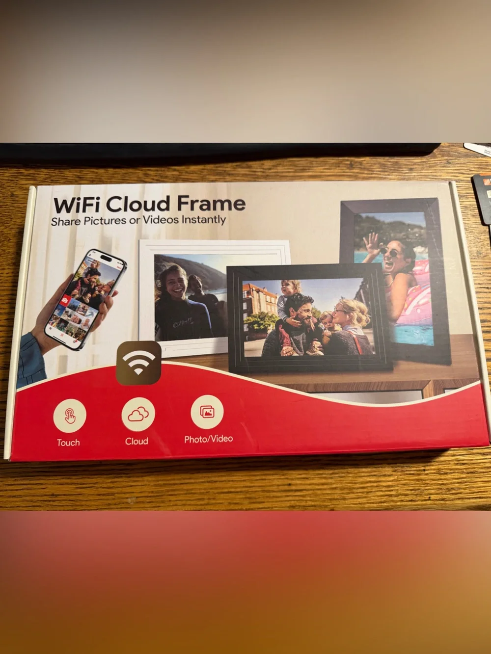 WiFi Cloud Digital Photo Frame 10.1 - Black
